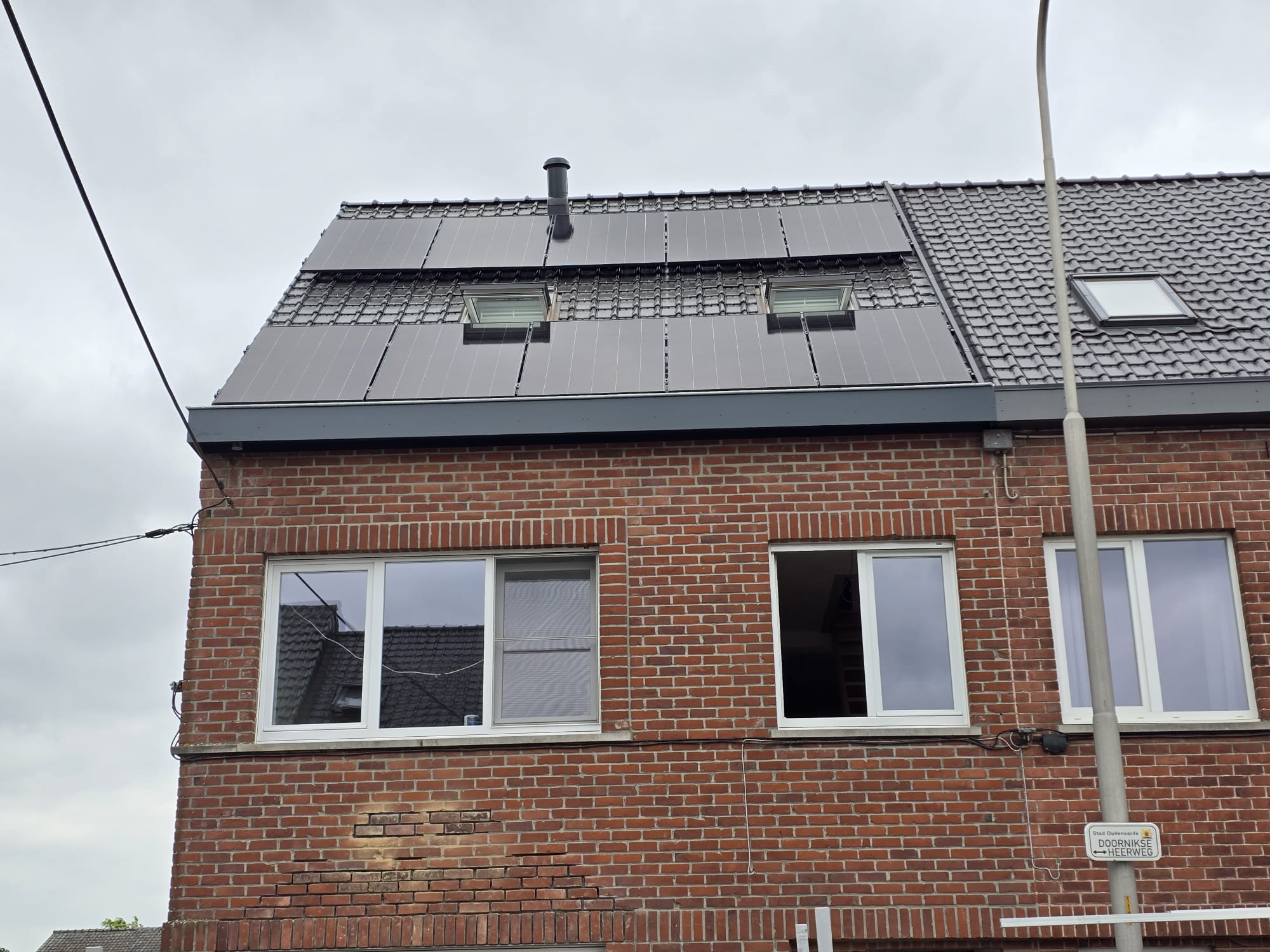 Slimme energieoplossing in Oudenaarde — zonnepanelen, batterij en Flexio