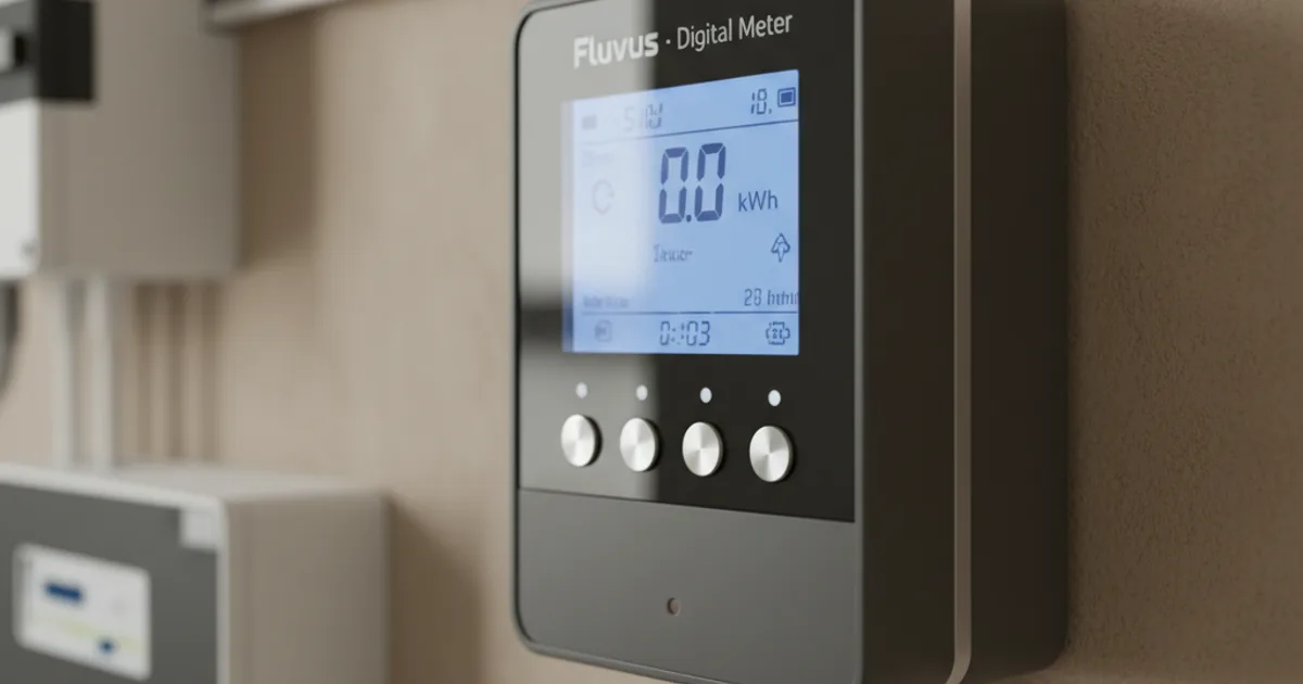 Digitale meter slim gebruiken: 5 manieren om je energiefactuur te verlagen Fluvius digitale meter close-up