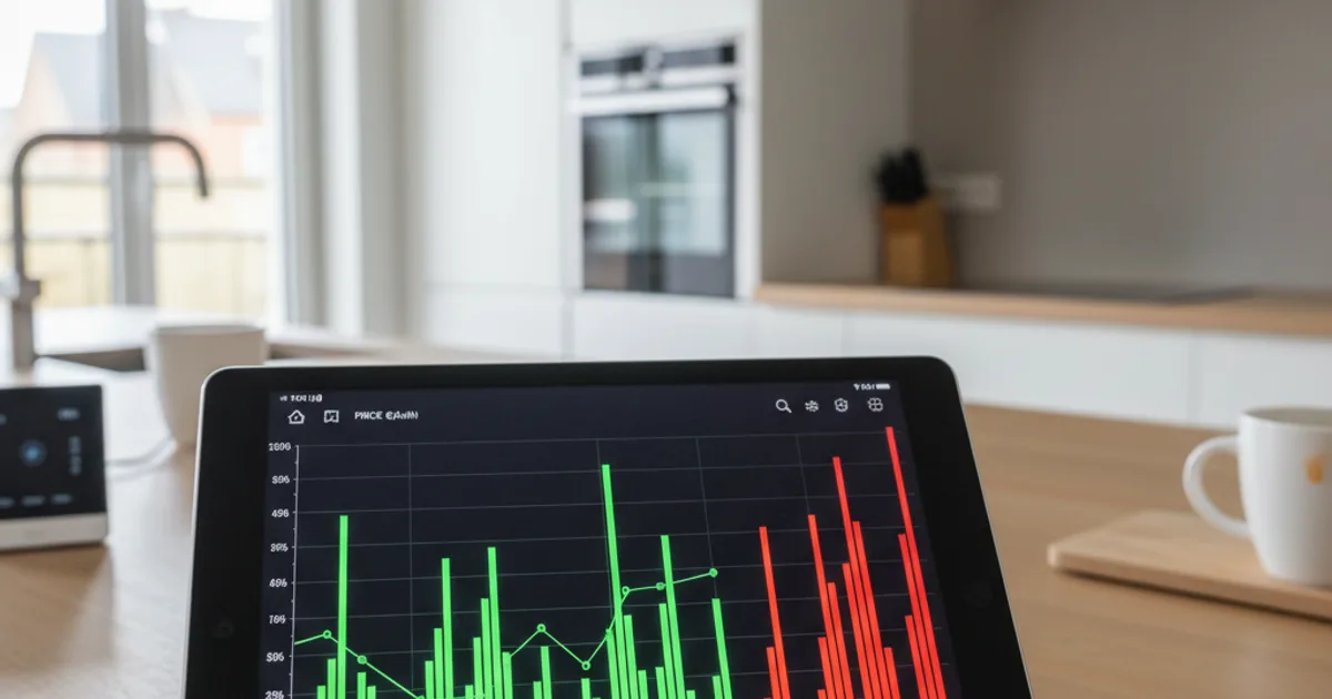 Dynamische energieprijzen: hoe werkt de spotmarkt in België? Digitaal energieprijzen dashboard met uurprijzen