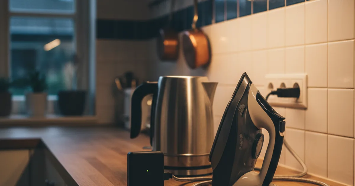 De 'gratis' stekkerbatterij: waarom 0,8 kW vermogen een dure grap is Waarschuwing voor gratis stekkerbatterij bij energiecontract — illustratie van beperkt vermogen