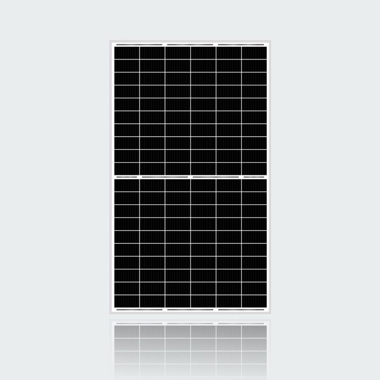 Glas glas zonnepaneel met bifacial kwaliteit.